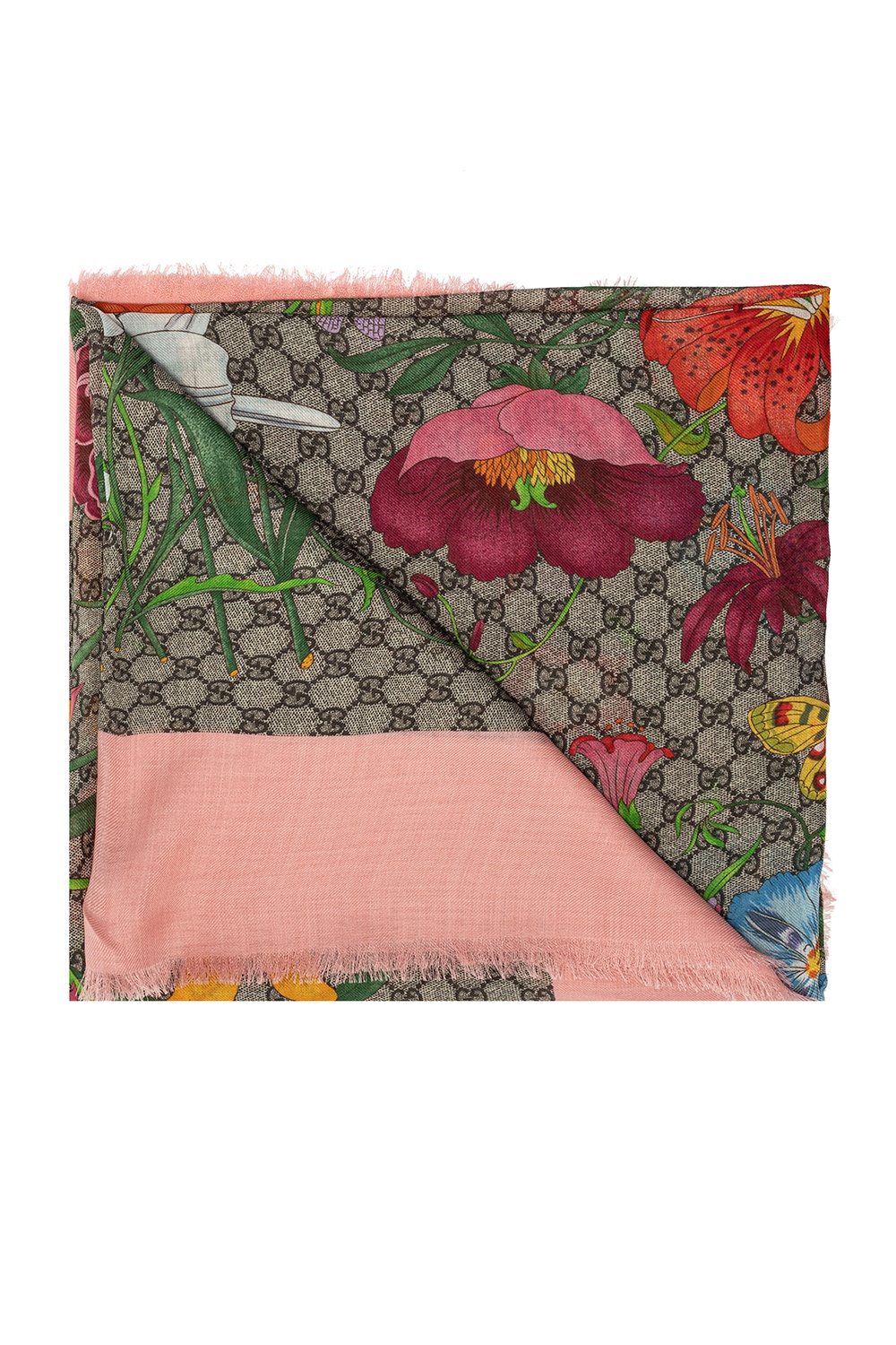 gucci gg flower ybc Flora motif scarf Gucci SchaferandweinerShops Japan